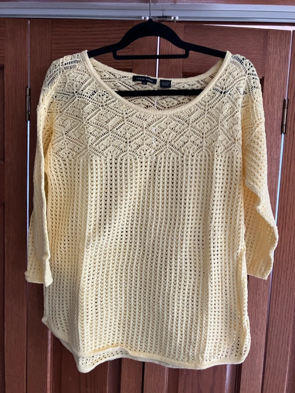 Jeanne Pierre Crochet cotton tops bundle of three. 2XL 1 large - Picture 2 of 13